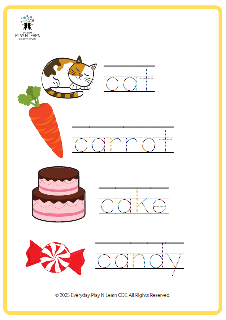 Thankful for Sight Words - Inclusive Early Literacy Workbook | Ages 3–7