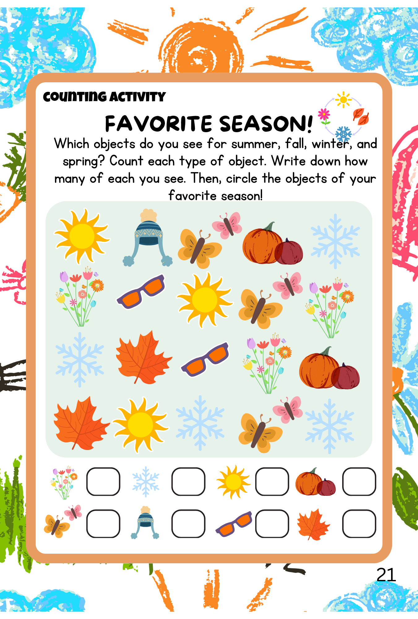 All About Me - Standard Theme Pack | 3-5 years old (Downloadable)