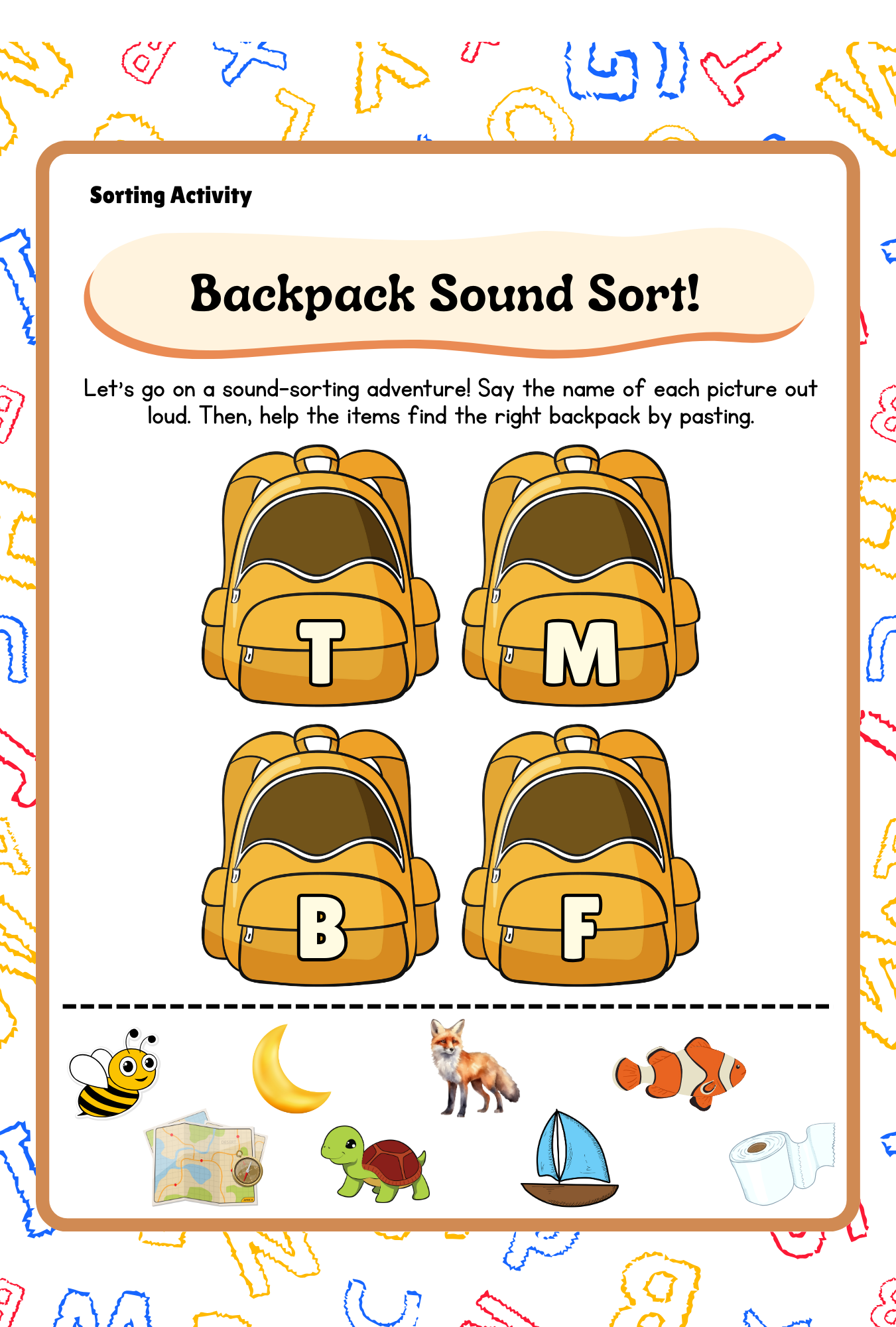 Letters Volume 1 - Standard Theme Pack | 3-5 years old (Downloadable)