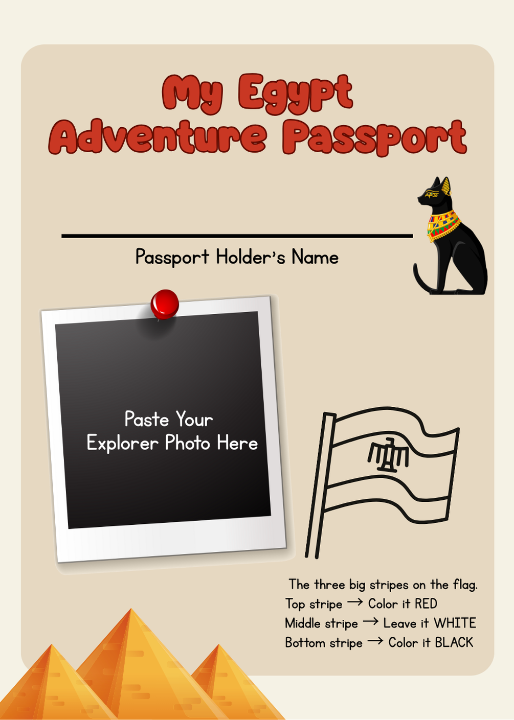 Egypt – Culture & Kindness Passport | Ages 6+