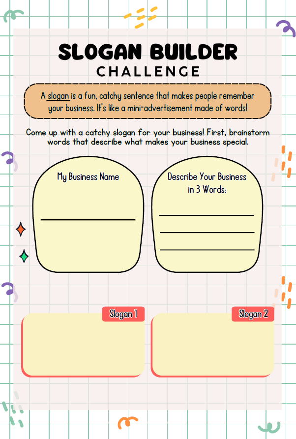 Boss Kids Entrepreneur Workbook: Junior Entrepreneurs | Ages 6-12