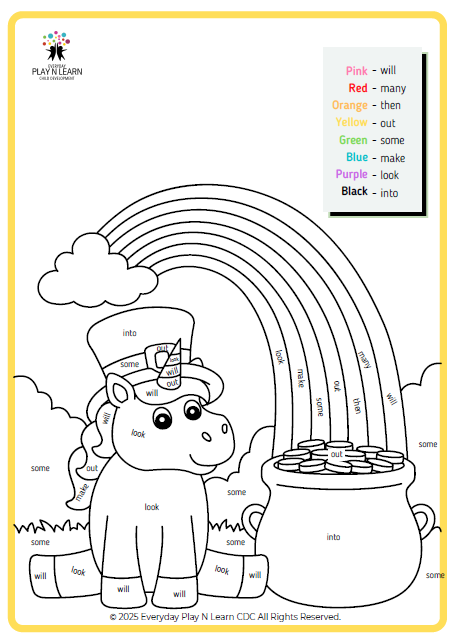 Thankful for Sight Words - Inclusive Early Literacy Workbook | Ages 3–7