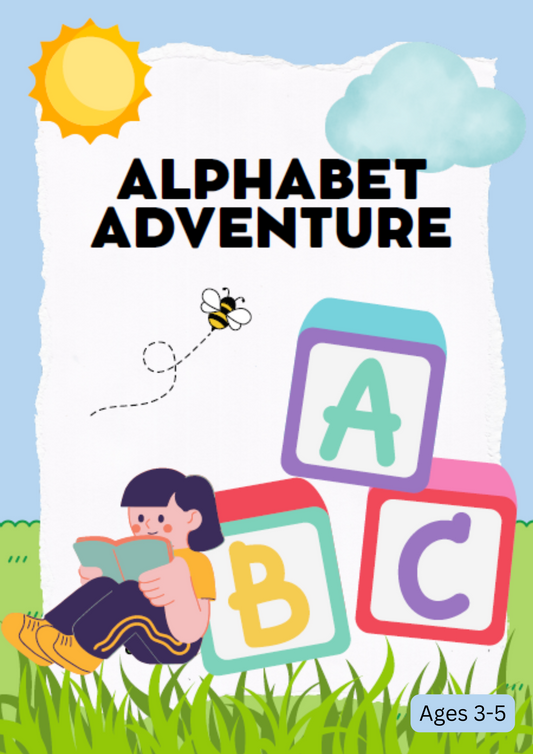 FREE: Alphabet Adventure Workbook | Ages 3-5 years old (Downloadable)