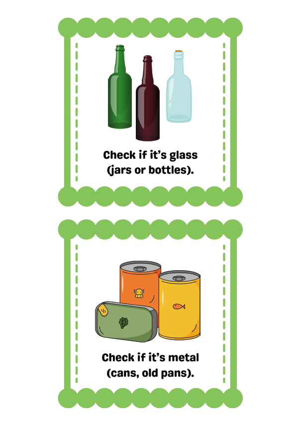 Life Skills Cards – Sort and Recycle | Ages 5-7 (Downloadable)
