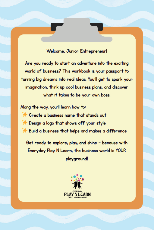 I’m the Boss: Junior Entrepreneurs | Ages 5-7 (Downloadable)