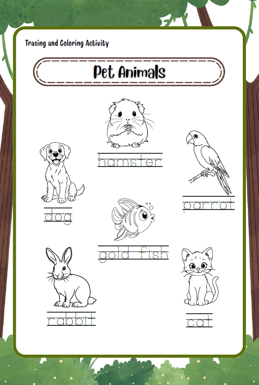 Animals - Standard Theme Pack | 5-7 years old (Downloadable)