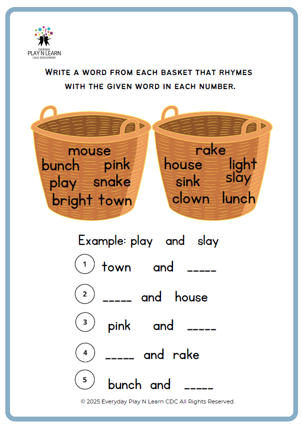 Winter Word Families & Rhymes Adventure | Ages 4–7 (Themed Learning Series)