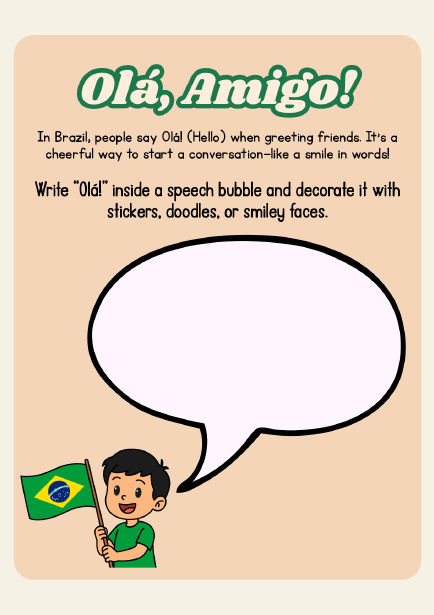 Brazil β Culture & Kindness Passport | Ages 3β7