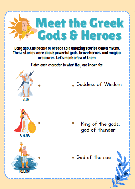 Greece – Culture & Kindness Passport | Ages 5+