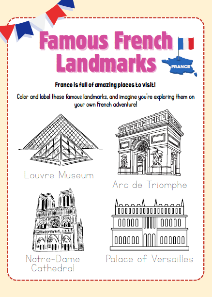 France β Culture & Kindness Passport | Ages 5+