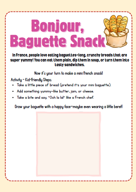 France β Culture & Kindness Passport | Ages 5+