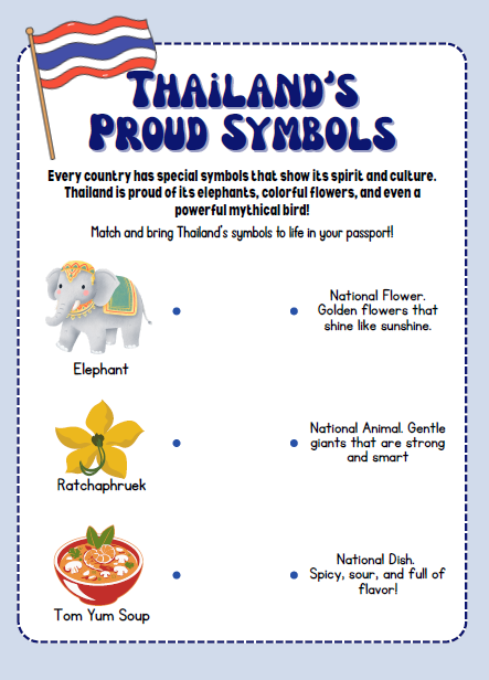 Thailand โ Culture & Kindness Passport | Ages 5+