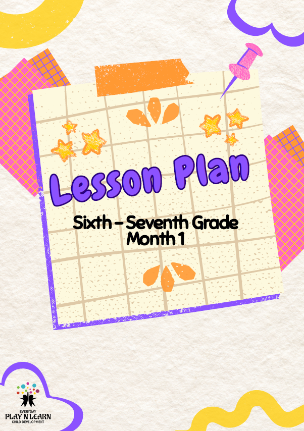 DC Lesson Plan: 6th & 7th Grade – September