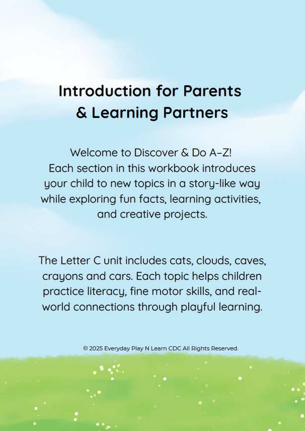 Letter C – Standard Themed Pack | Ages 3–6