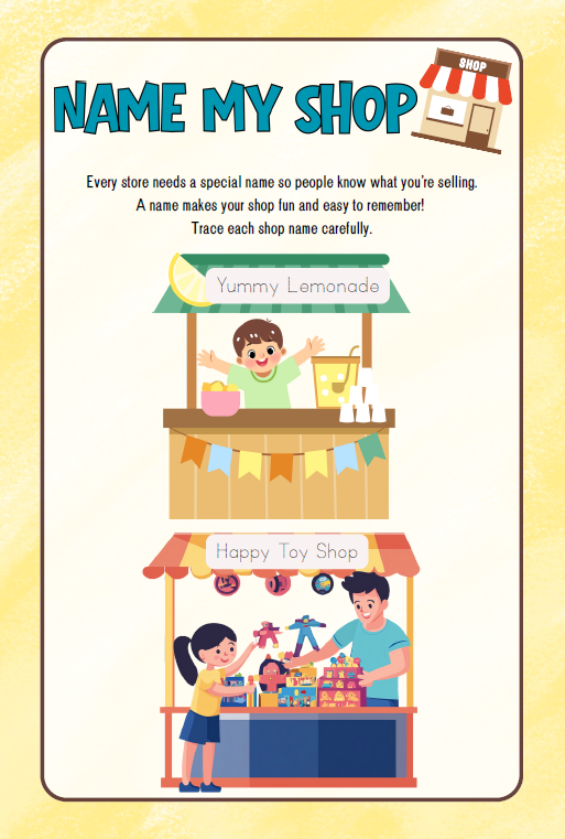 Boss Kids Entrepreneur Workbook: Mini Boss | Ages 3β5