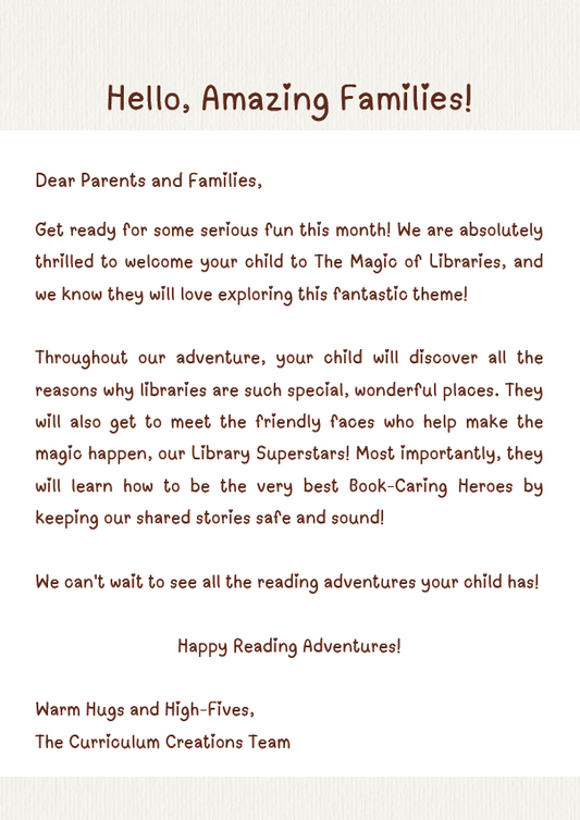 The Magic of Libraries – Week 2 | Ages 3–5