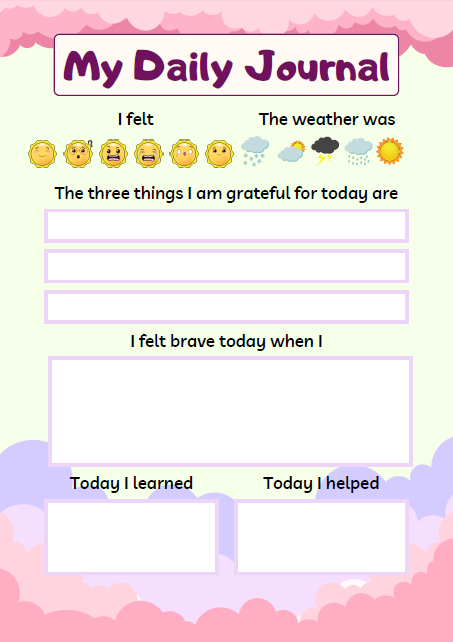 Emotions Journal | Ages 7-12