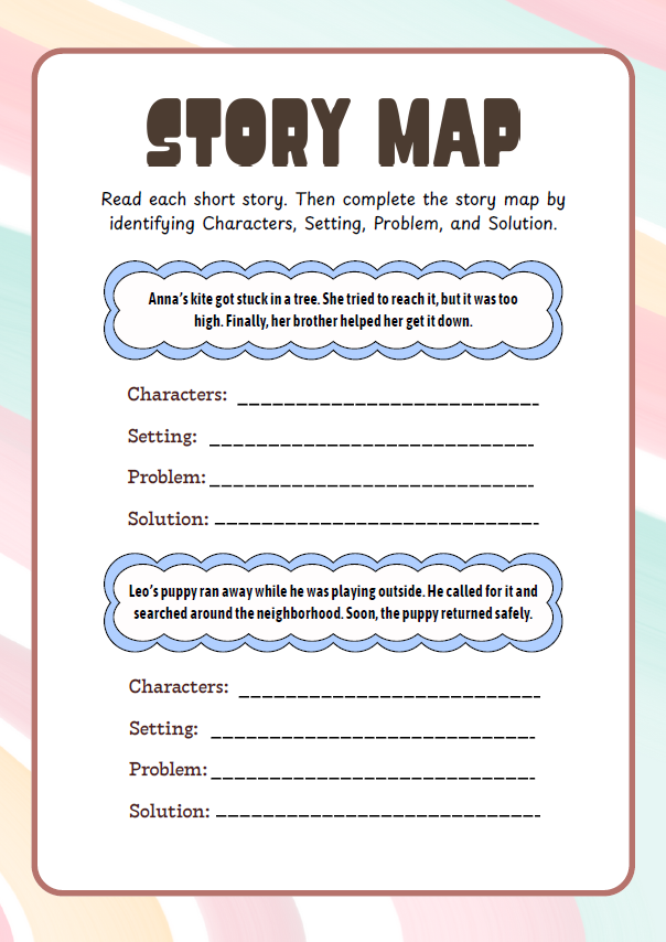 Story Sequencing & Retelling | 3rd–4th Grade