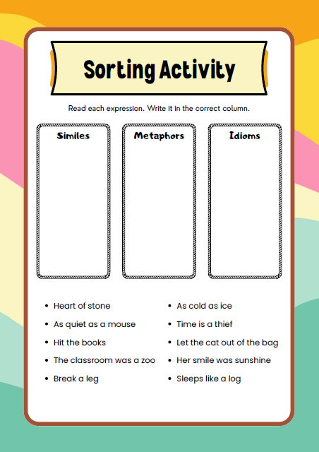 Figurative Language | Grades 6-8