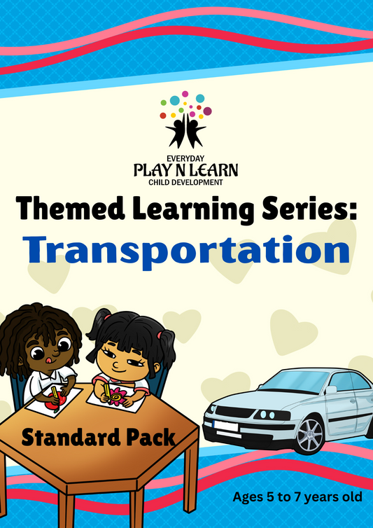 Transportation - Standard Theme Pack | Ages 5–7 (Downloadable)