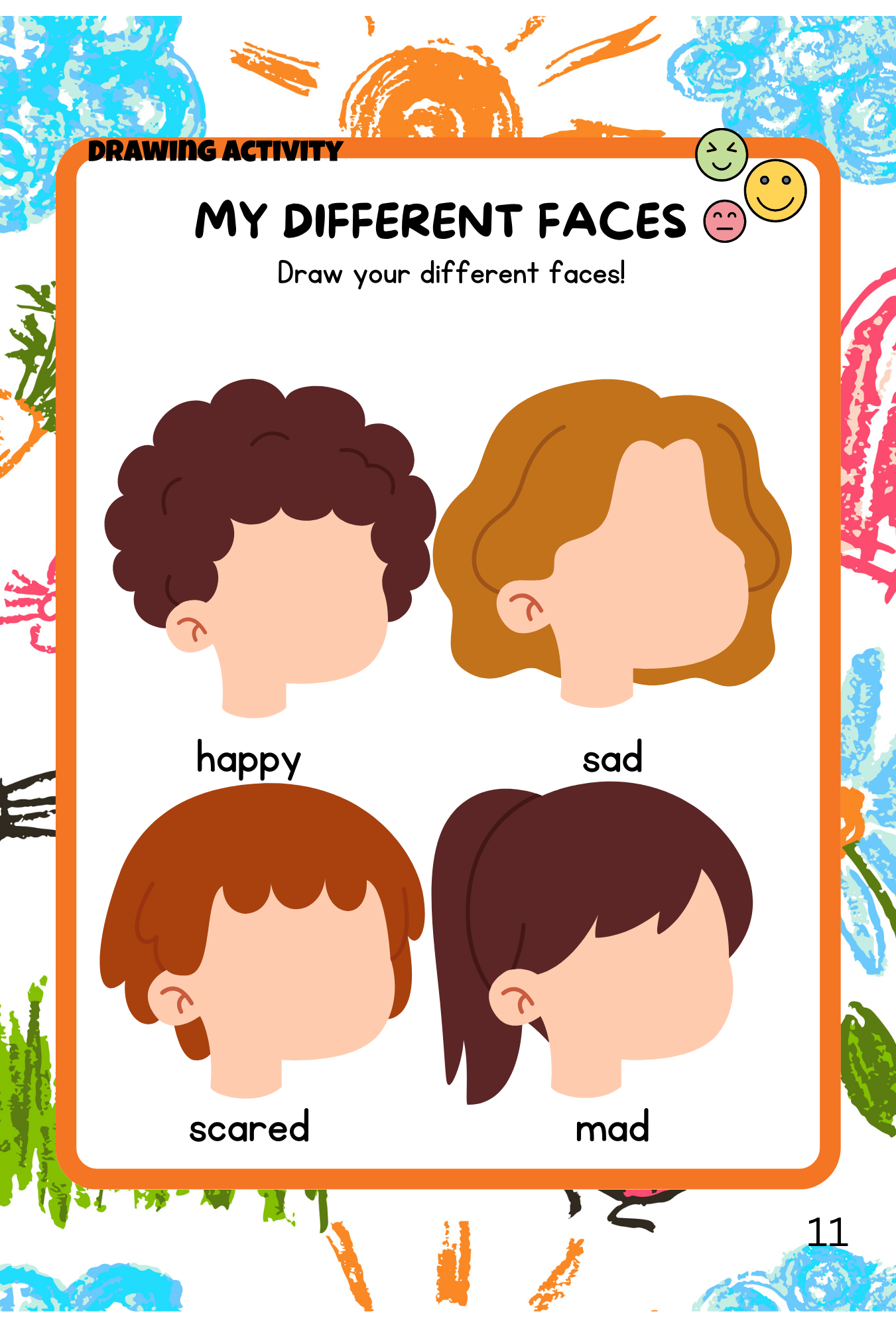 All About Me - Standard Theme Pack | 3-5 years old (Downloadable)