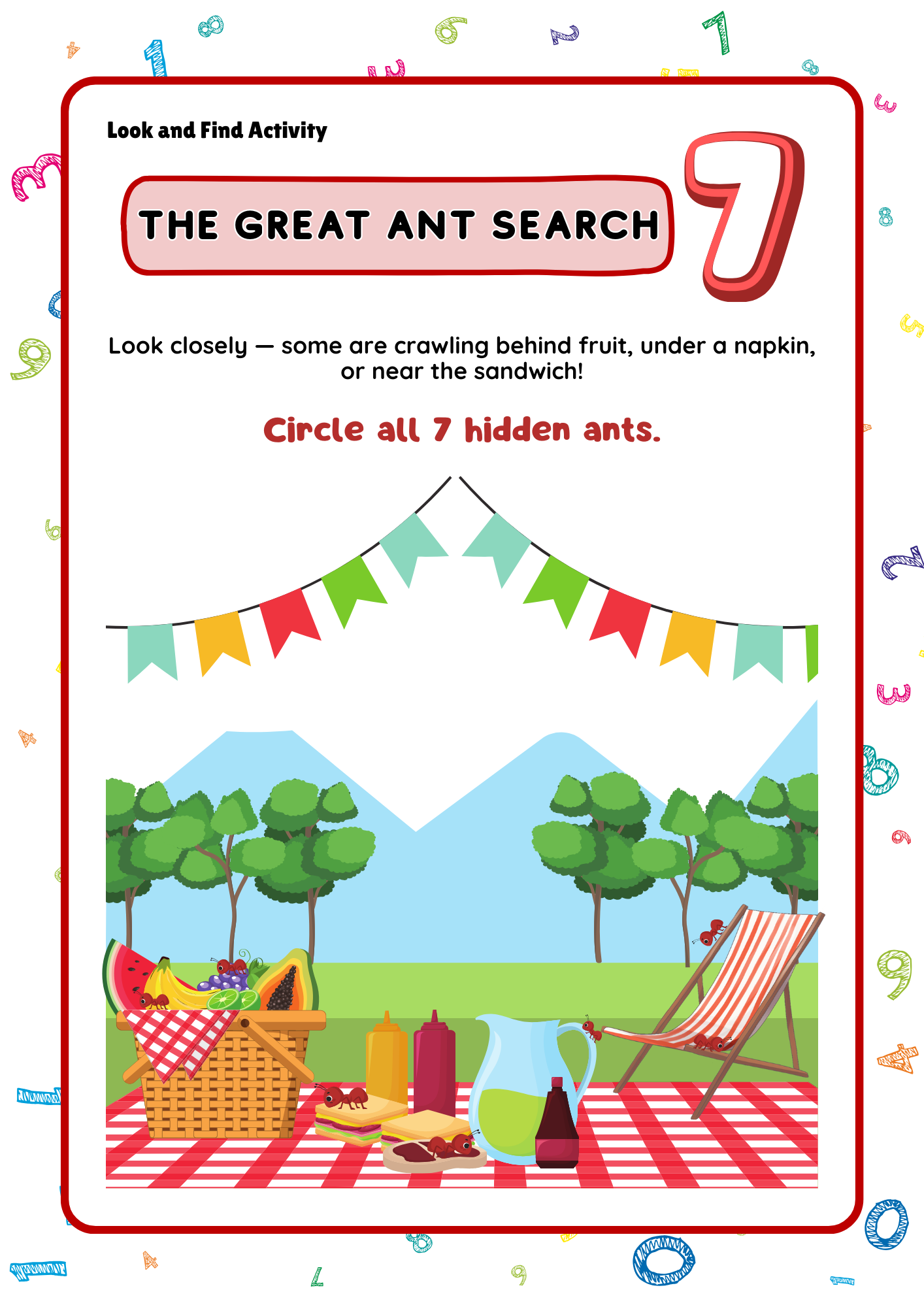 Numbers Volume 1 - Standard Theme Pack | Ages 3–5 years old (Downloadable)
