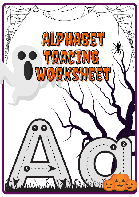Alphabet Spooky Sounds | Ages 3-5 years old (Downloadable Workbook)