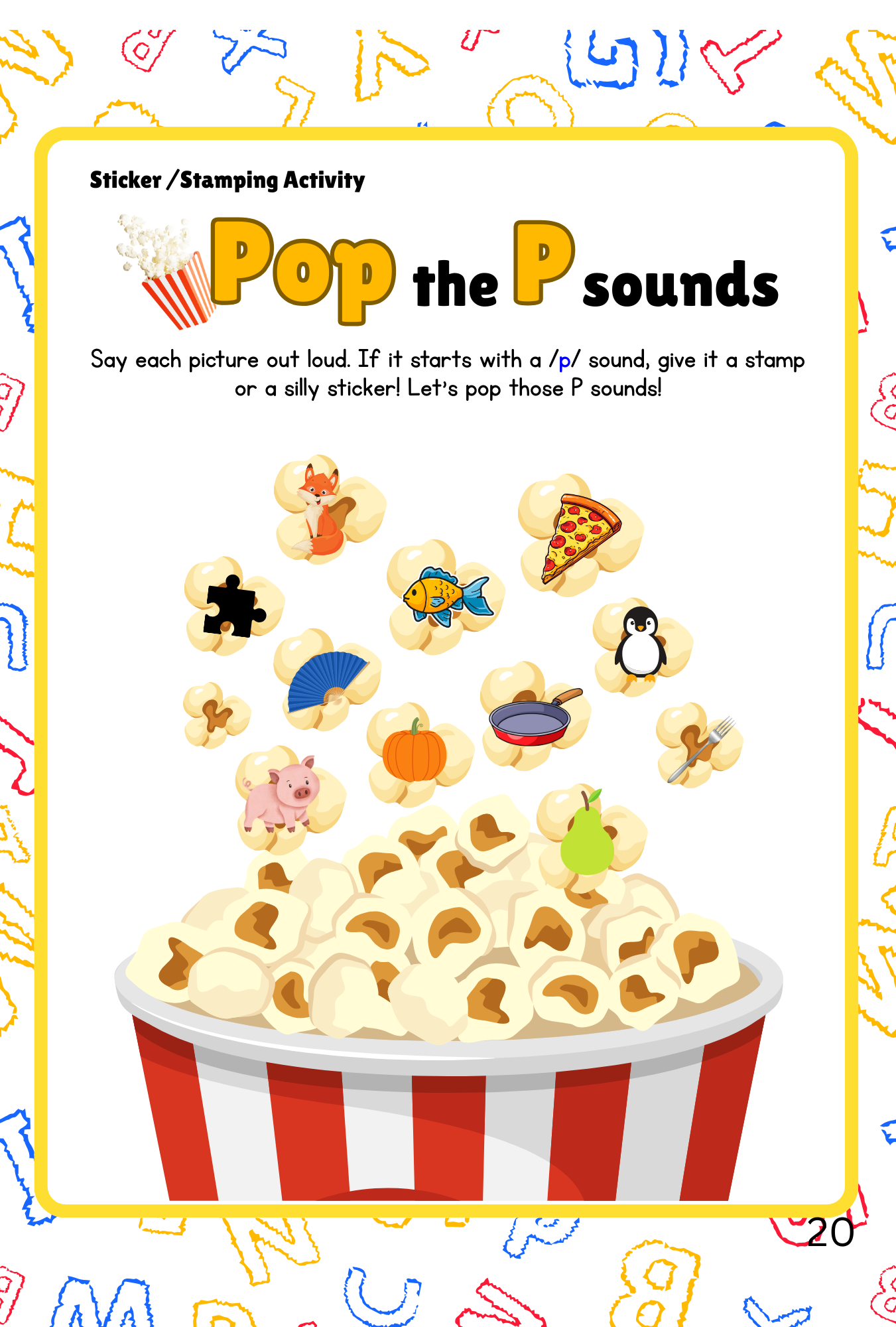 Letters Volume 2 - Standard Theme Pack | 3-5 years old (Downloadable)