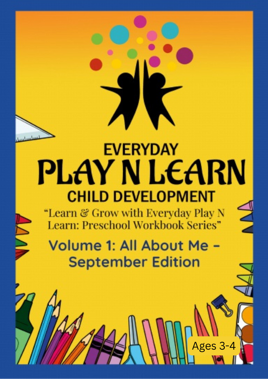 Preschool: All About Me (Volume 1) - September Edition | Ages 3-4 years old (Hardcover)