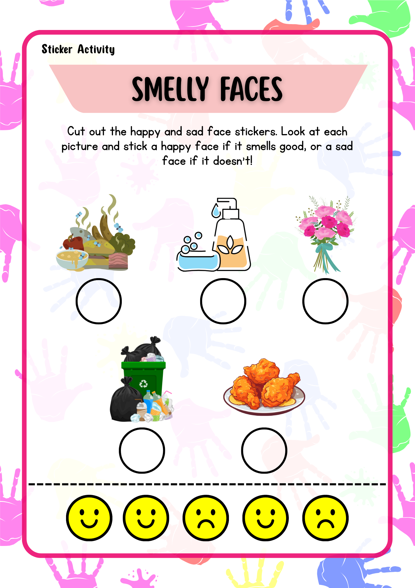 My Body & Five Senses - Standard Theme Pack | Ages 5–7 (Downloadable)