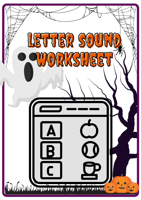 Alphabet Spooky Sounds | Ages 3-5 years old (Downloadable Workbook)