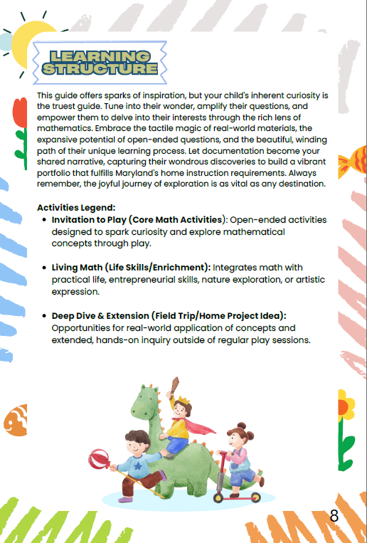 Everyday Play N Learn Homeschool Series: Play-Based Curriculum for Pre-School Math (Ages 3–4)
