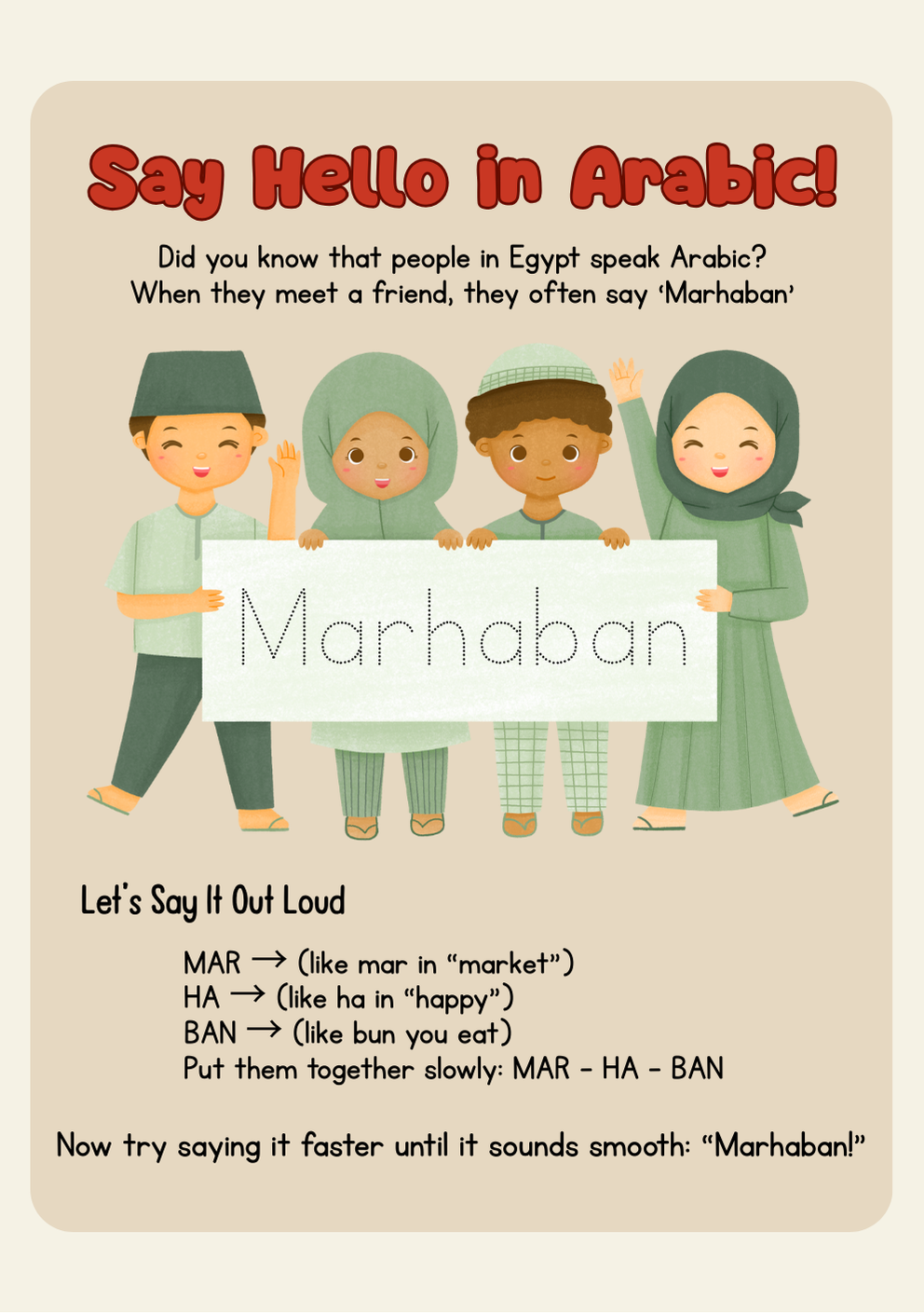 Egypt – Culture & Kindness Passport | Ages 6+