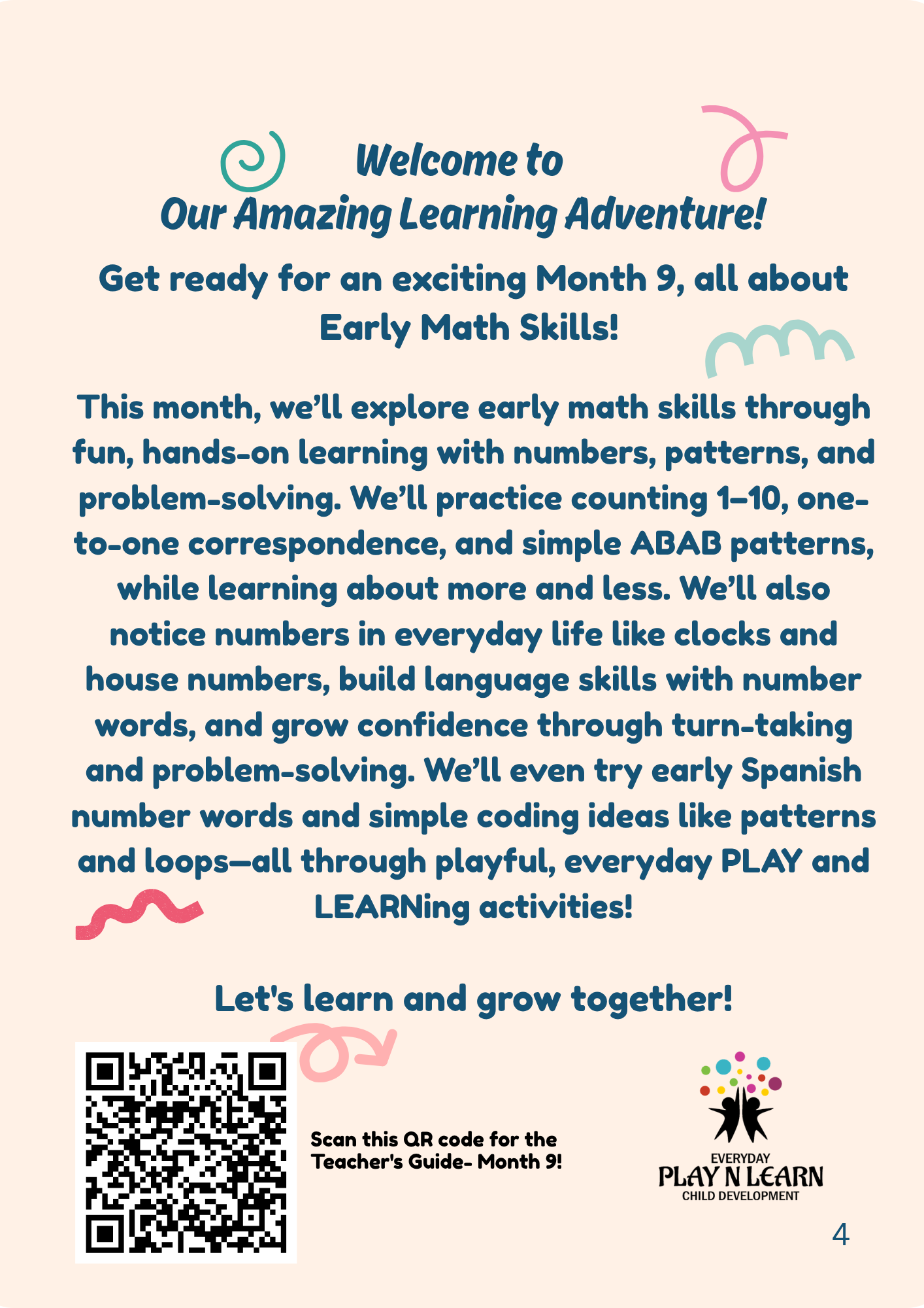 Preschool: Early Math Skills–  May Edition | Ages 3-5