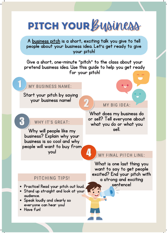 Entrepreneurship 101 | Ages 6+