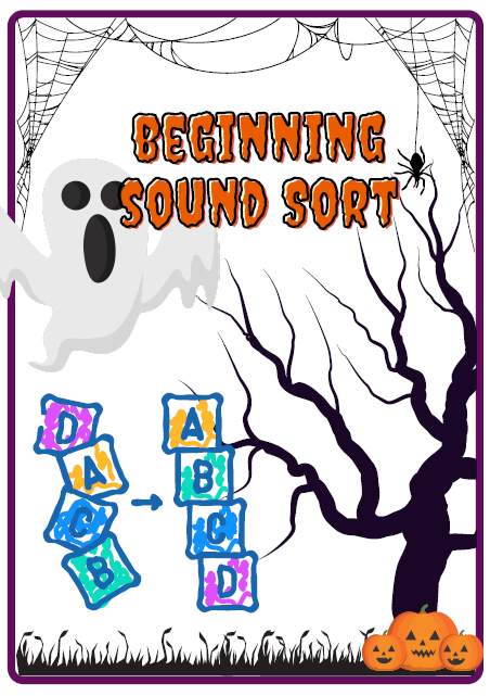 Alphabet Spooky Sounds | Ages 3-5 years old (Downloadable Workbook)