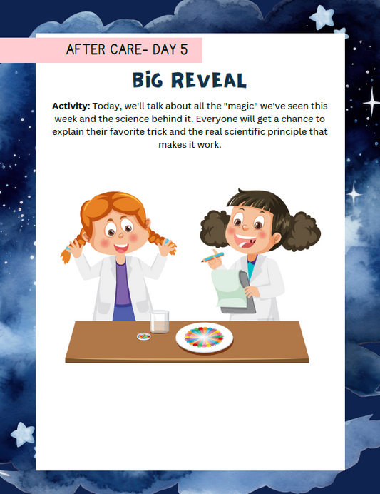Magic in Science Before and After Care Activity Workbook | Ages 9-11