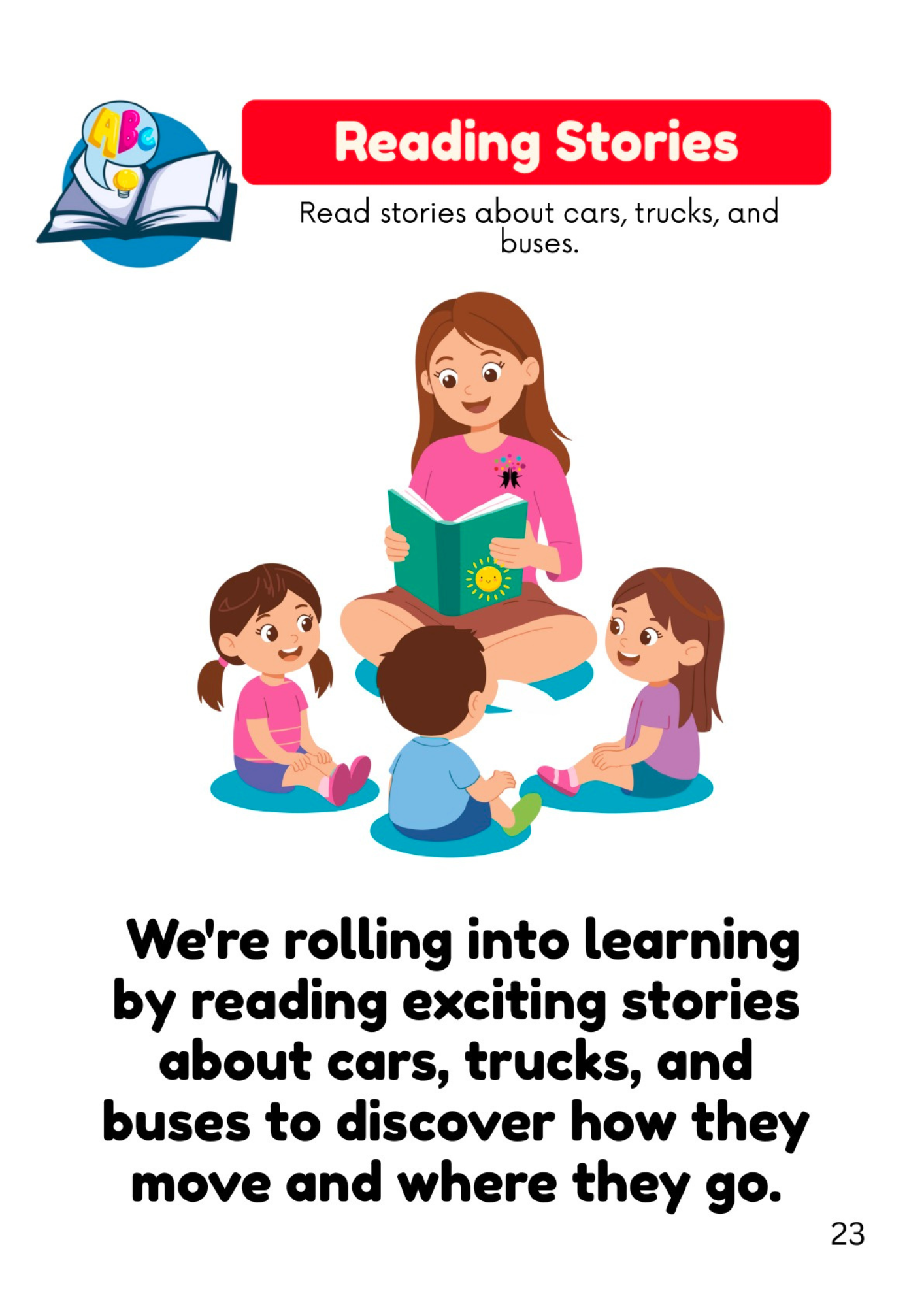 Preschool Workbook: Transportation & Movement
