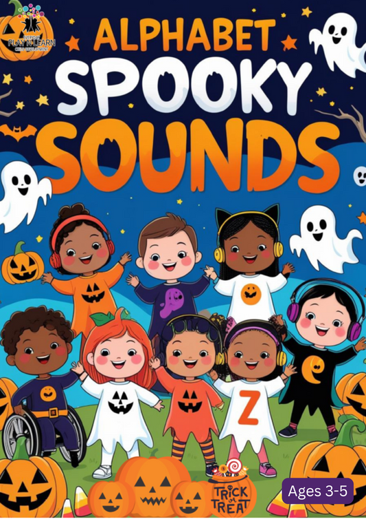 Alphabet Spooky Sounds | Ages 3-5 years old (Downloadable Workbook)