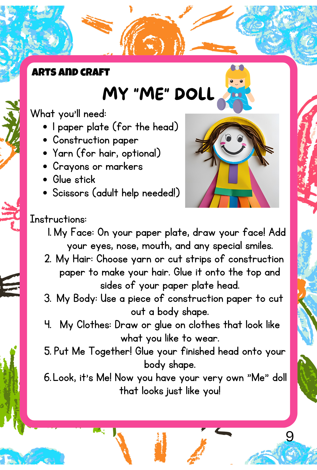 All About Me - Standard Theme Pack | 3-5 years old (Downloadable)