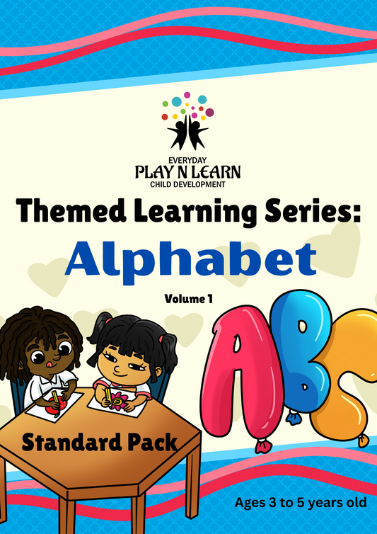 Letters Volume 1 - Standard Theme Pack | 3-5 years old (Downloadable)