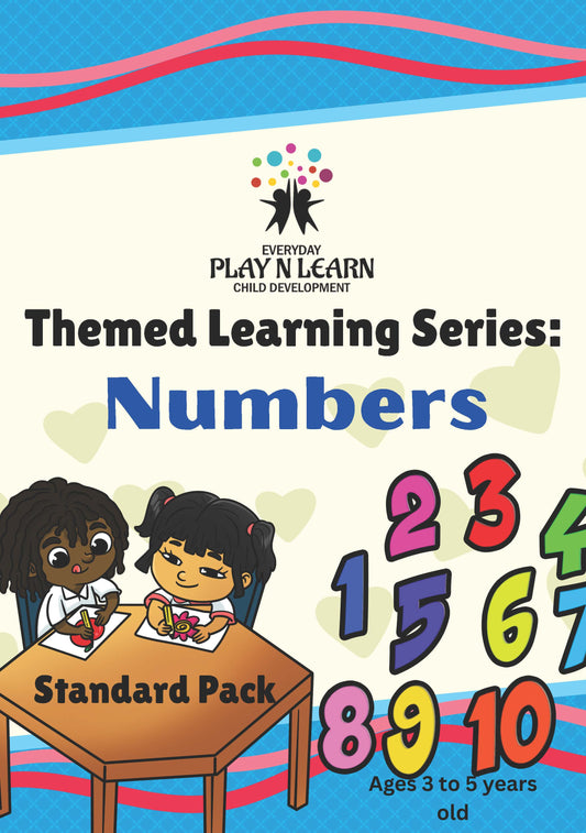 Numbers – Standard Theme Pack | Ages 3–5 years old (Downloadable Pack)