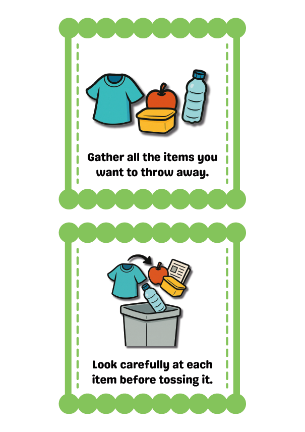 Life Skills Cards – Sort and Recycle | Ages 5-7 (Downloadable)