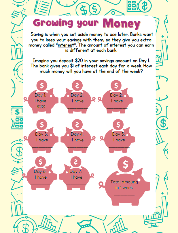 Simple Banking – February | Ages 9–11 (Downloadable)