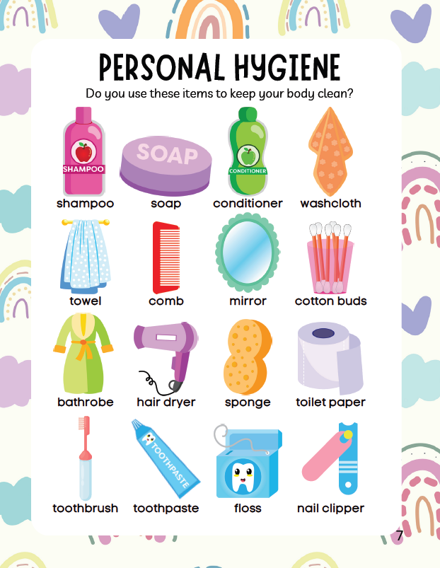 Healthy Me- Personal Hygiene (Health Workbook) | Ages 3-6