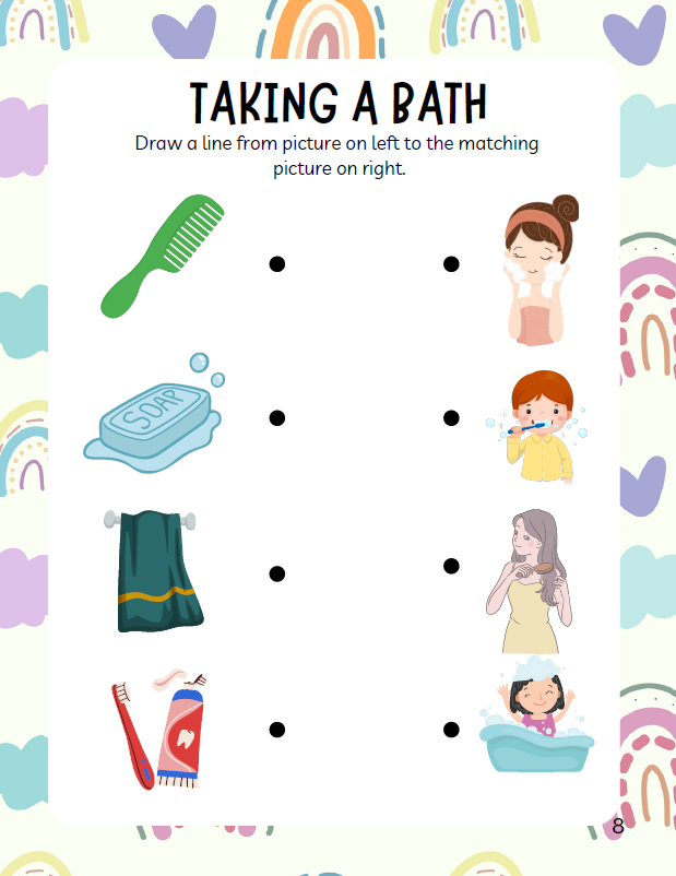 Healthy Me- Personal Hygiene (Health Workbook) | Ages 3-6