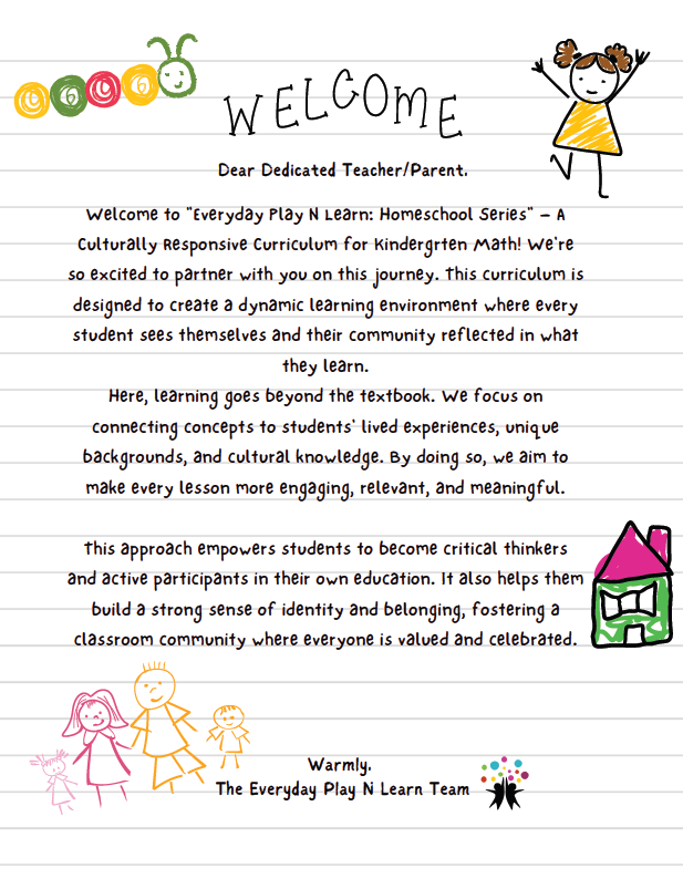 Culturally Responsive Curriculum: Kindergarten