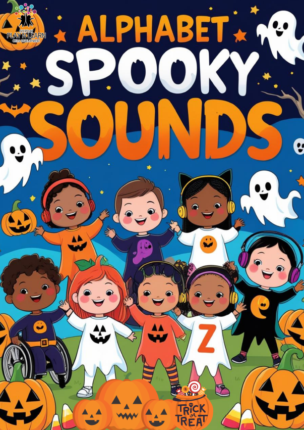 Alphabet Spooky Sounds | Ages 3-5 years old (Downloadable Workbook)