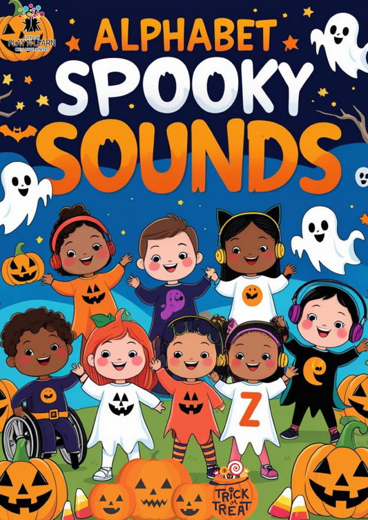 Alphabet Spooky Sounds | Ages 3-5 years old (Downloadable Workbook)