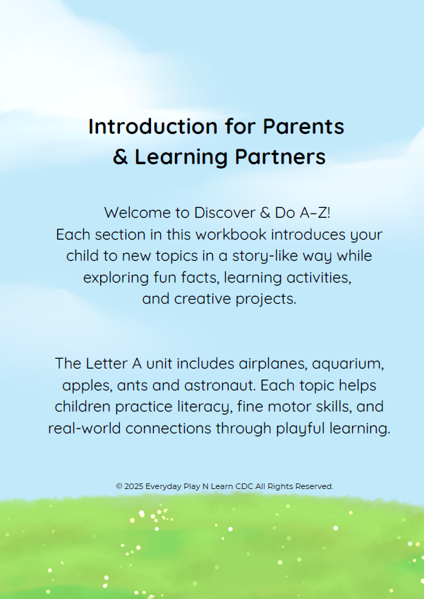 Letter A – Standard Themed Pack | Ages 3–6